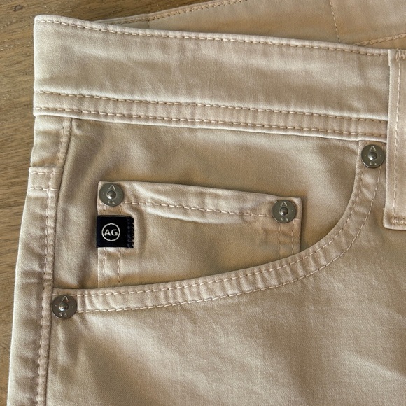AG Adriano Goldschmied Men's Tan Slim Straight Jeans 32x32 - Picture 4 of 9